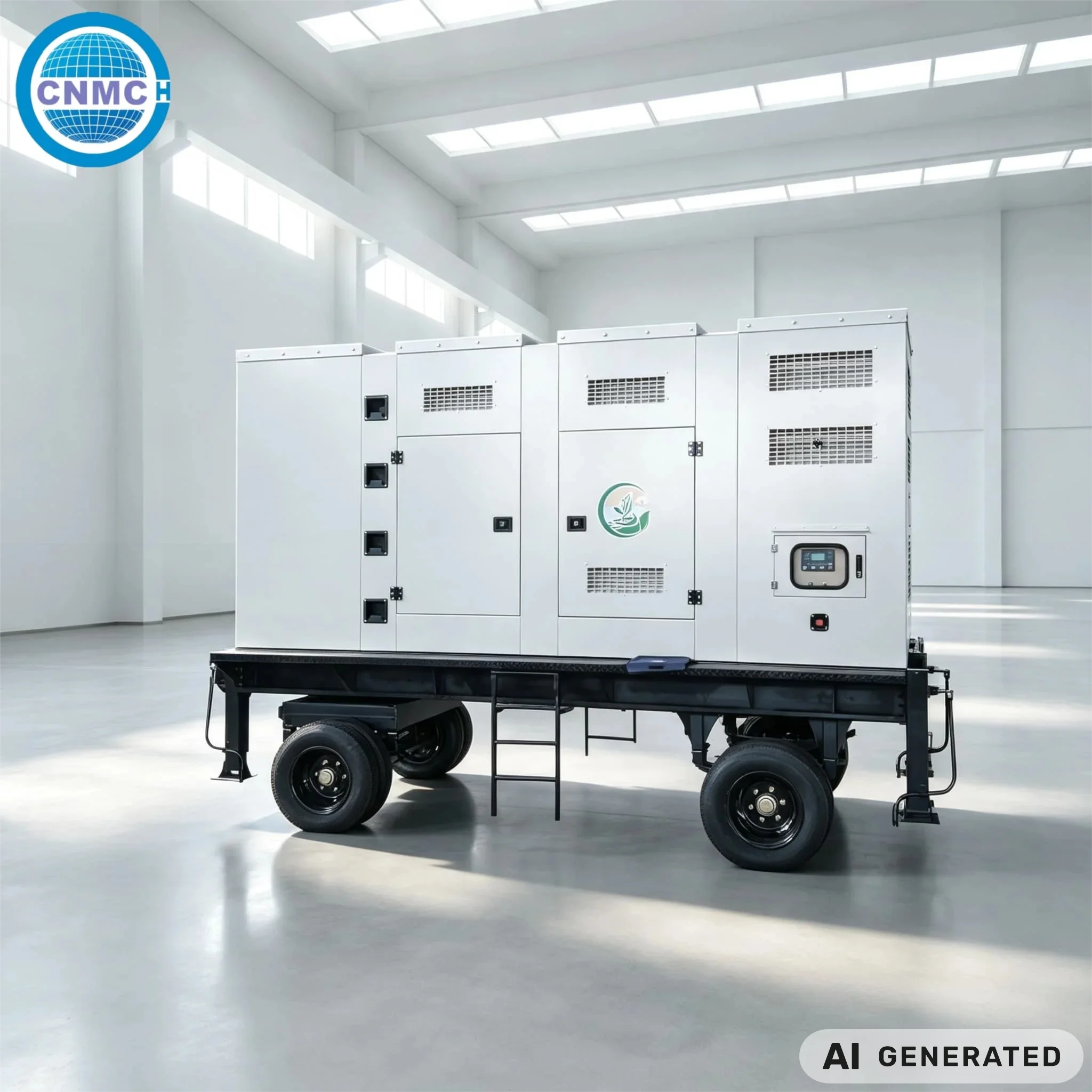 Trailer Type Silent Diesel Generator 50kw 80kw 100kw 200kw Weichai Electricity Generator CE Certified Factory Commercial Use