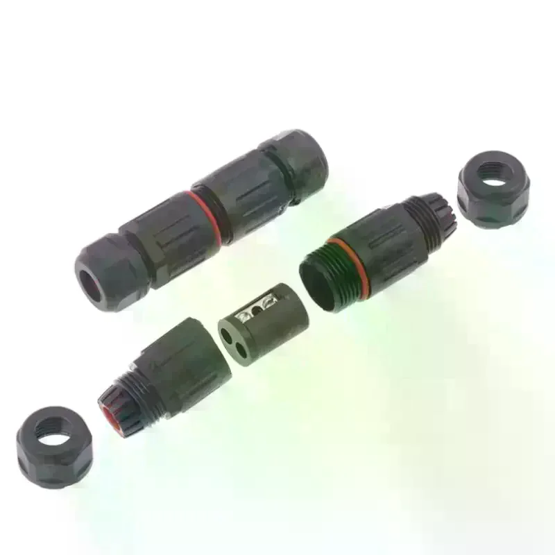 IP68 Cable Connector Outdoor Waterproof Joint Electrical Terminal Wire Adapter CDF-M3 2-3 Core Straight Through Connector