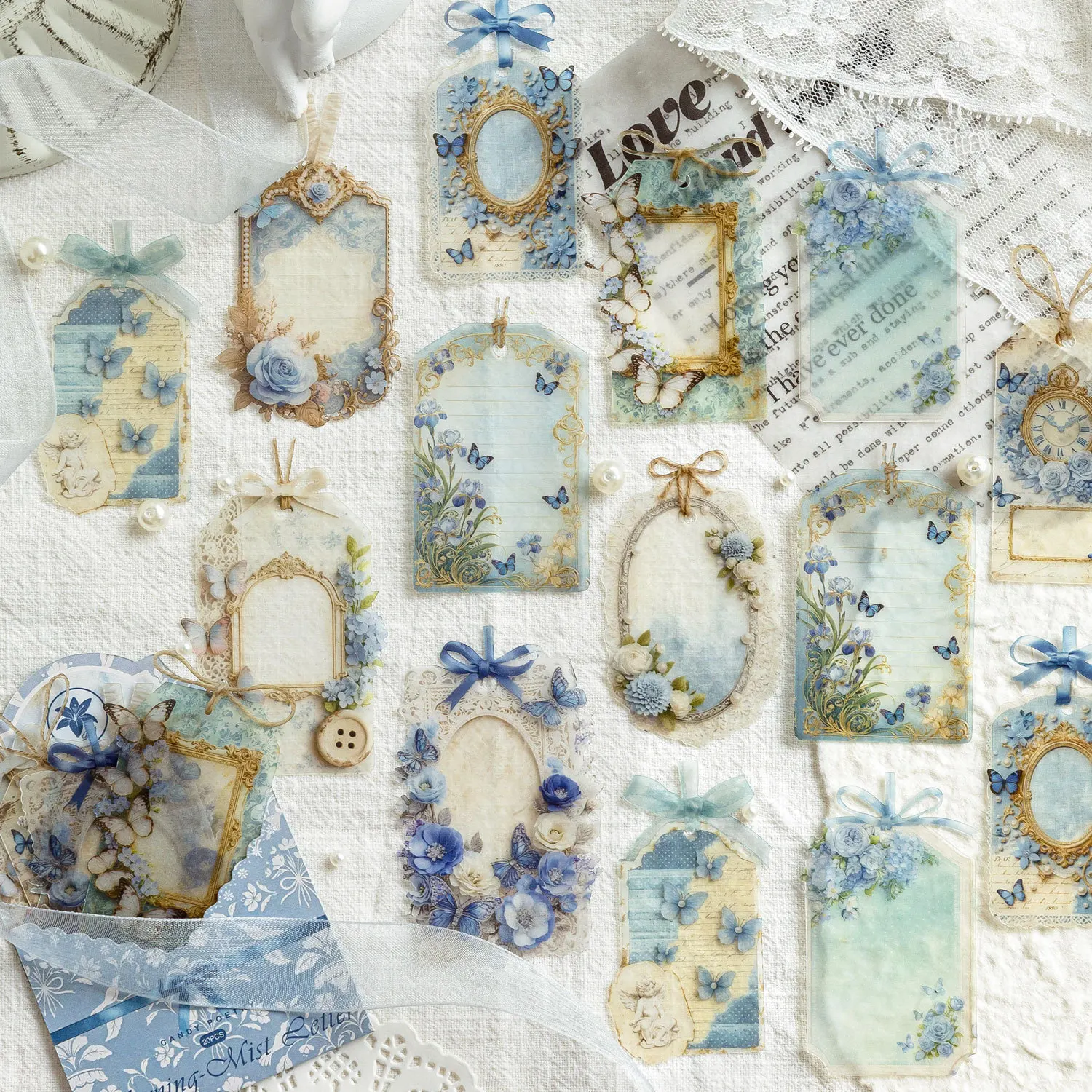 20pcs/1lot kawaii Stationery Sticker Vintage small notes junk journal Decorative Scrapbooking DIY Craft Stickers