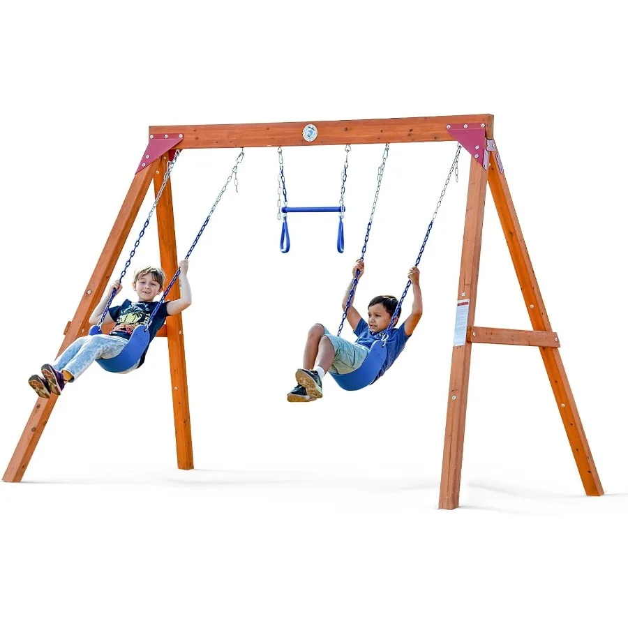 مجموعات أرجوحة خشبية لملعب الدلفين لعائلة الفناء الخلفي لتقوم بها بنفسك عدة لأي أرجوحة مجموعة لعب خارجية مع شريط أرجوحة ترابيز و #3