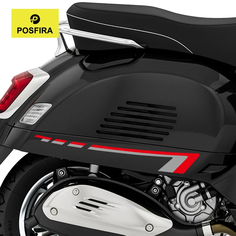 

POSFIRA Motorcycle Fairing Sticker Vinyl Decals for Vespa GTS 300 125 250 Super GTS300 GTS125 GTS250 Scooter Accessories
