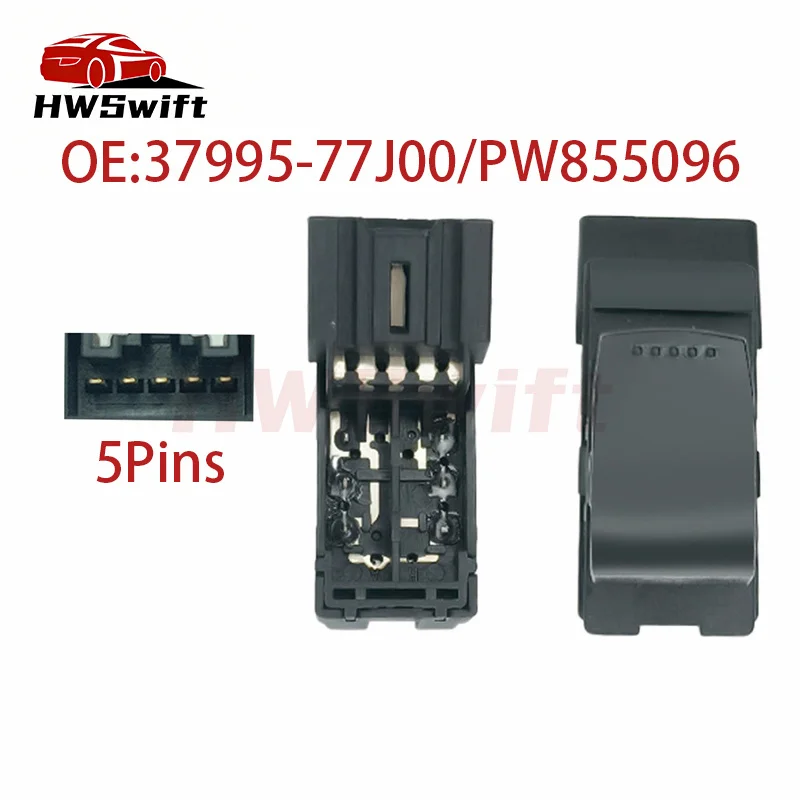 37995-77J00/PW855096 Car Accessory Electric Power Window Lift Control Switch For Suzuki SX4 07-23 Swift 2005 -2007 2008-2010