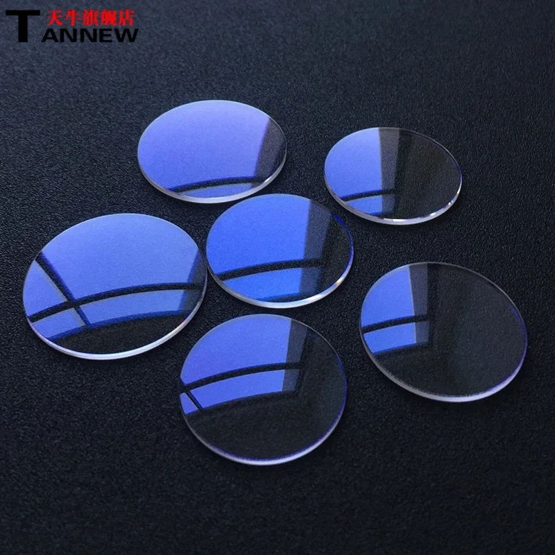Double Dome Sapphire Crystal Watch Glass Blue AR Coating 1.5mm Thick 30-38.5mm Diameter Custom Replacement for Watch Repair