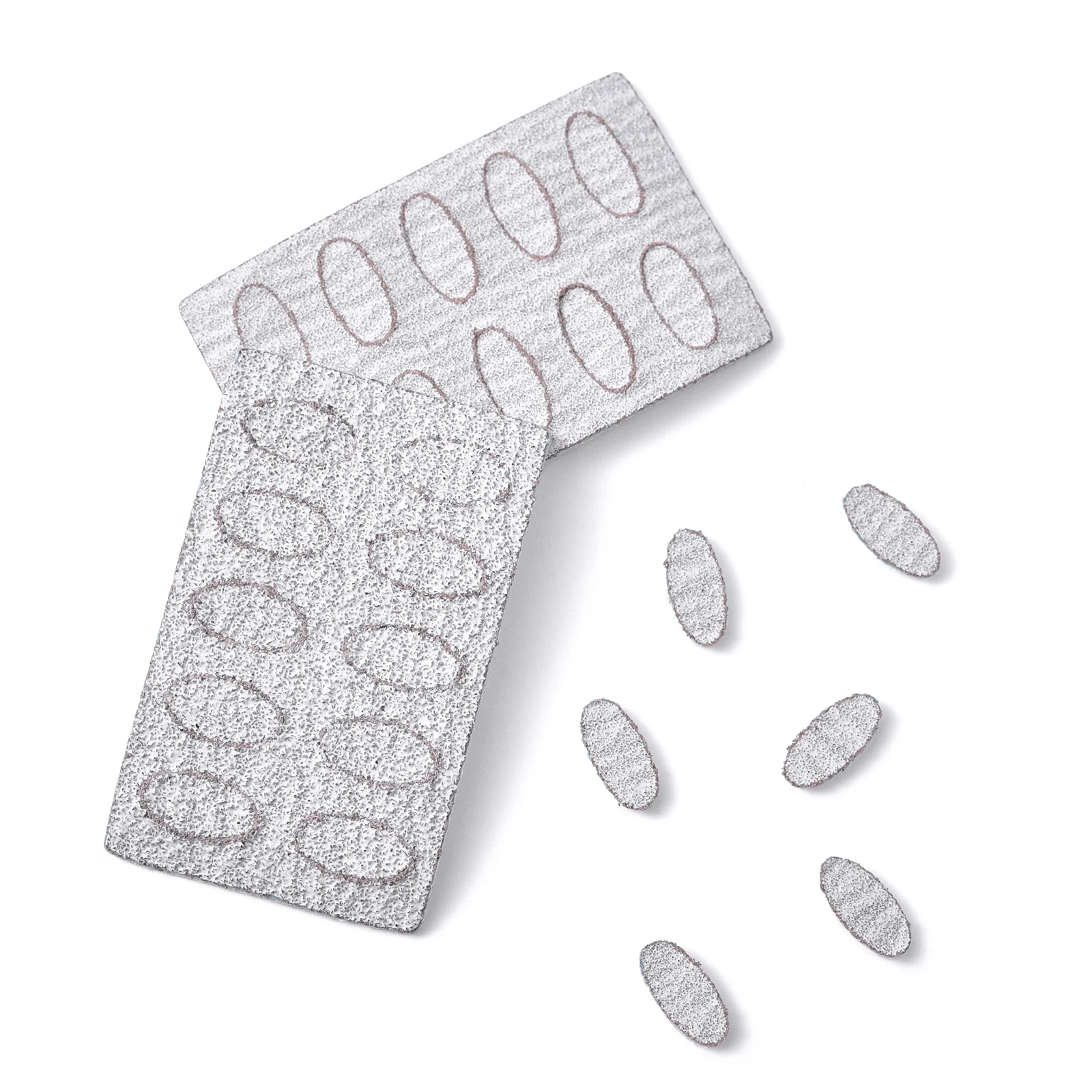 

Grey Nail File 50PCS 100/240# KADS Polishing Nail Cuticle Pusher Self-Adhesive Sand Set Manicure Treatment Tools