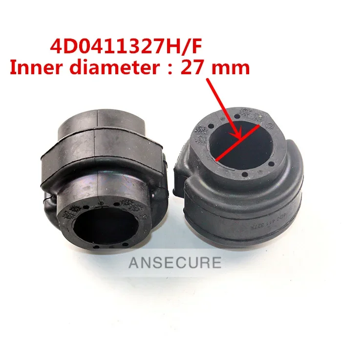 

2 PCS Front Sway Bar Anti Roll Bar Bushing Stabilizer Rubber Bush For Audi A6 C5 A8 D2 A4 Q5 VW Passat Skoda Superb 4D0411327H