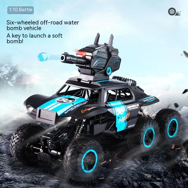 

Jjrc Children's Gesture Sensing Can Fire Water Bombs Against Armored Tanks Six-drive Off-road Climbing Rc Car Toy Gift Box