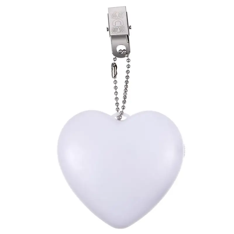 Outdoor Portable LED Handbag light Automatic Purse Light Sensor Touch Activated HeartShape NightLight Illumination keychain gift