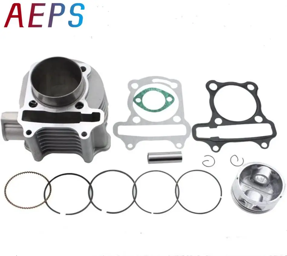 

For Italika Ds150 Ws150 Gs150 Cylinder Piston Gaskets Kit 57.4MM Bore