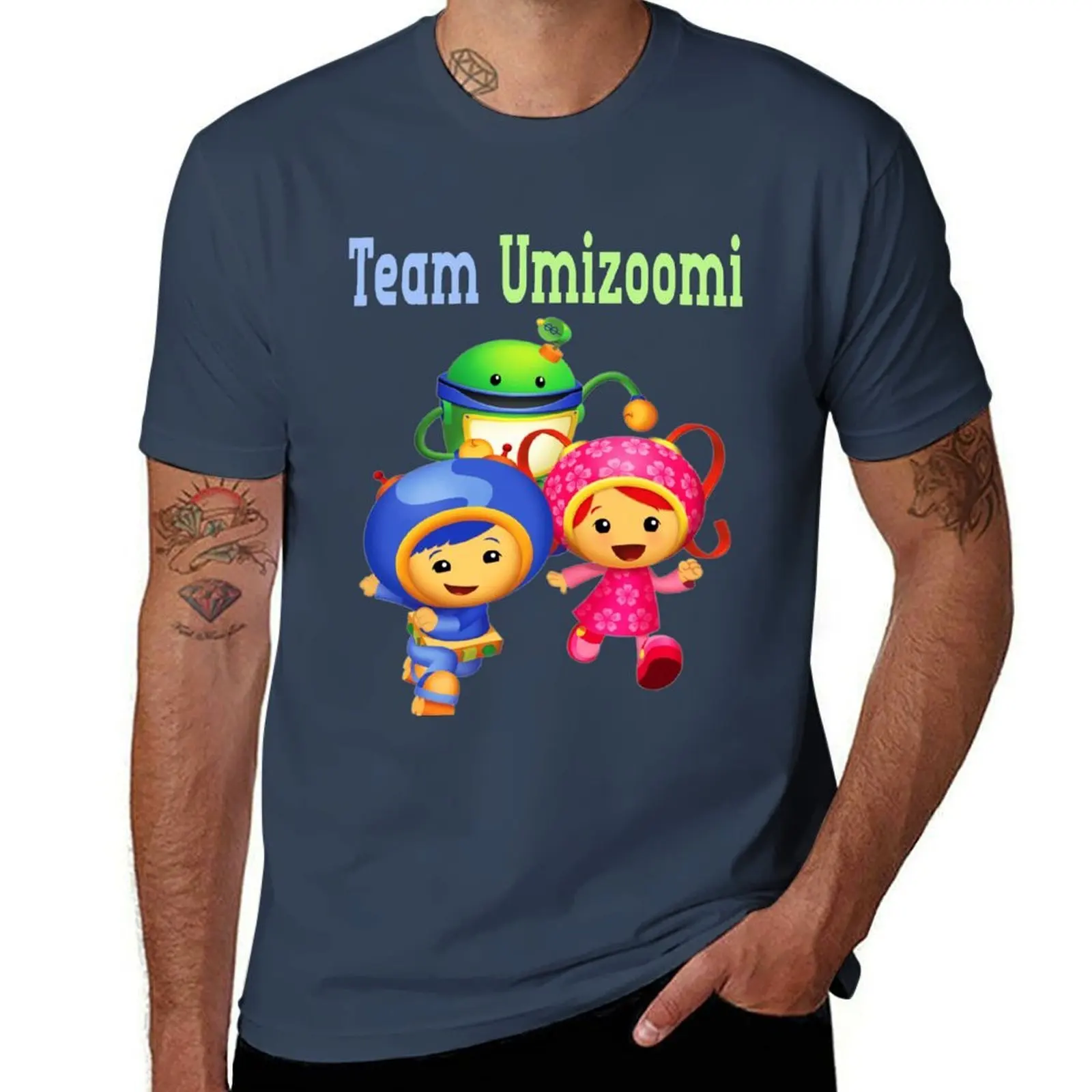 Подарок от команды Umizoomi для фанатов: повседневная легкая летняя футболка с короткими рукавами