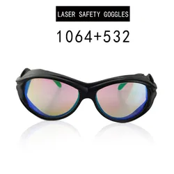 1064+532nm OD6+ Safety Goggles Protective Shield Eyewear Reflective Glasses For Laser Machine