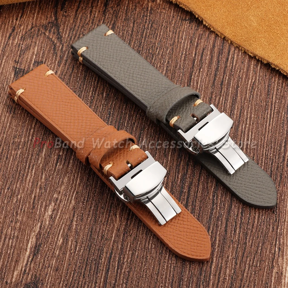 Correa de reloj de cuero genui - Leather Watch Band Men reseña y precio