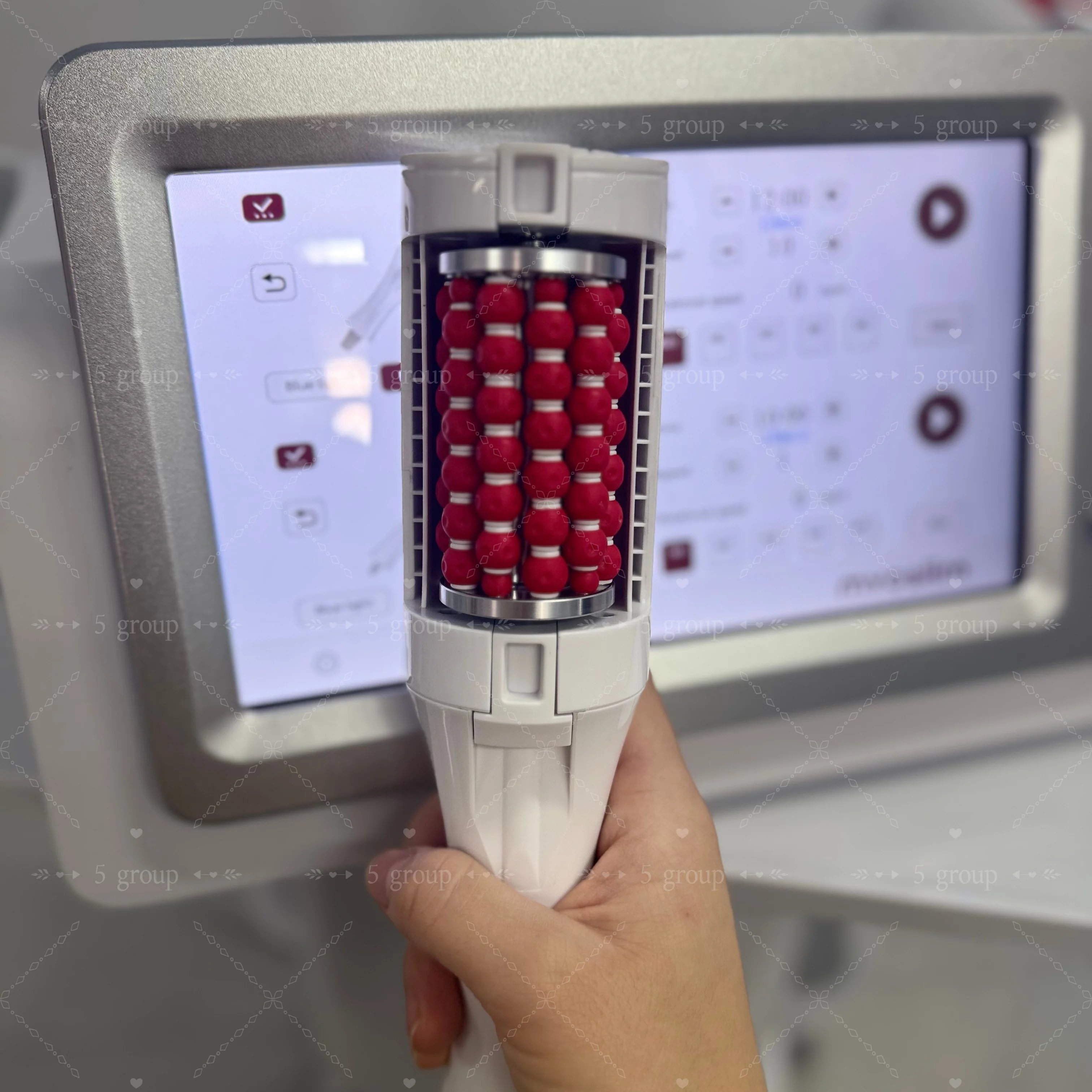 تشكيل الجسم استرخاء العضلات 2 في 1 EMS myoslim 5D تدليك الأسطوانة الكهرومغناطيسية العضلات ممارسة التدريب الجسم التخسيس النحت #4