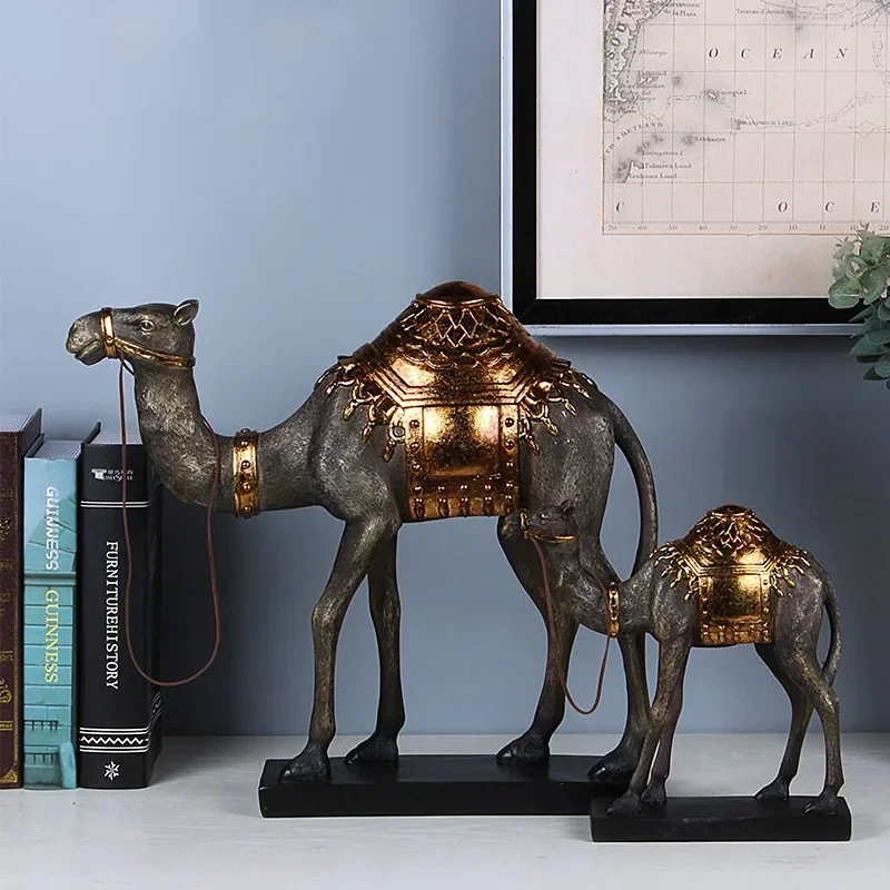 resin-crafts-camel-dromedary-camel-indian-style-simulation-animal-sculpture-decorative-figurines-home-decoration-accessories