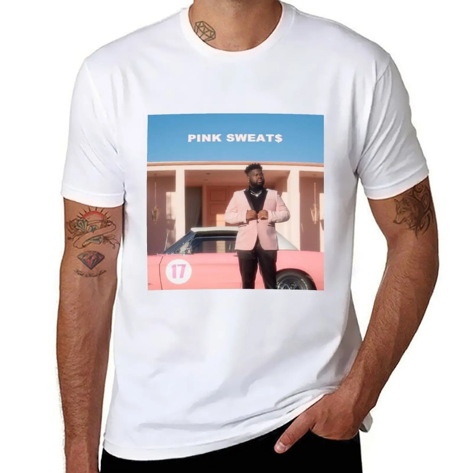 

17 - Pink Sweat$ T-Shirt t shirts with prints men t shirt cotton 100% T-Shirt