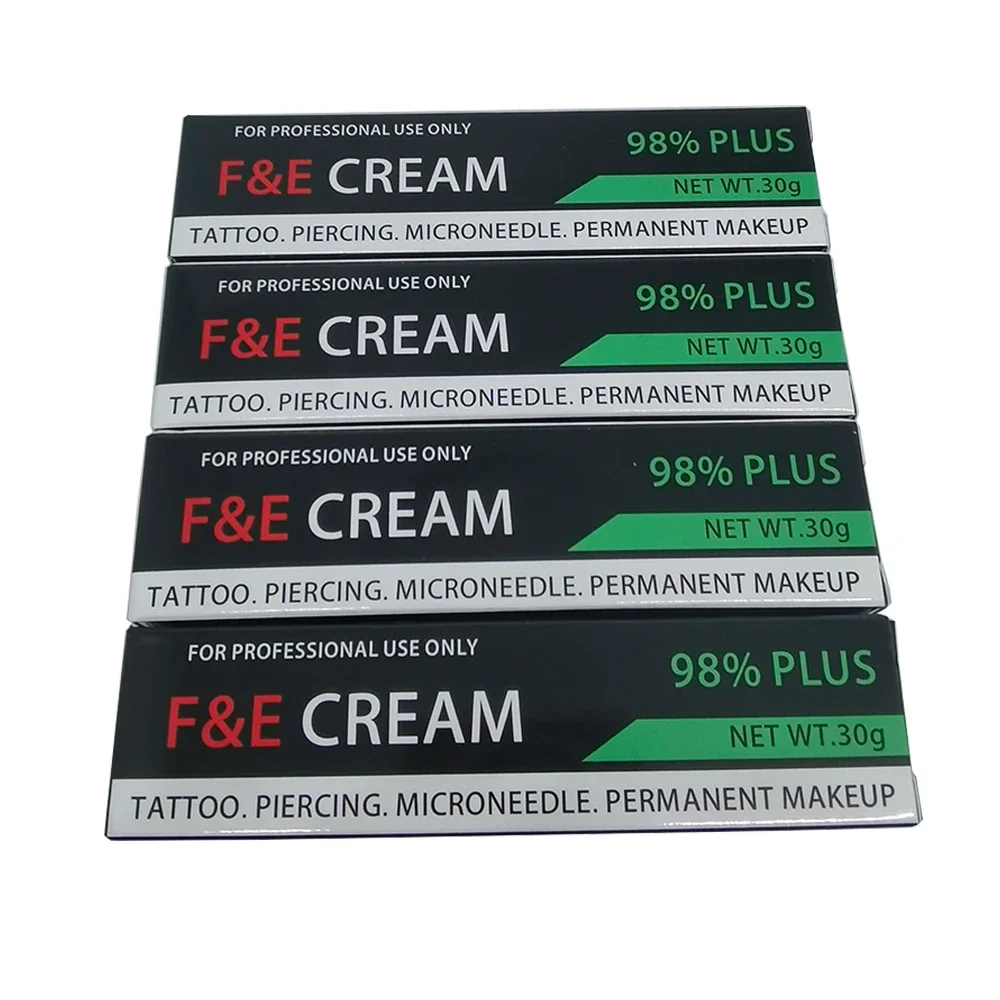 2024 New High-Quality F&E 98% Plus Tattoo Cream Before Permanent Makeup Microblading Piercing Eyebrow Lips 30g