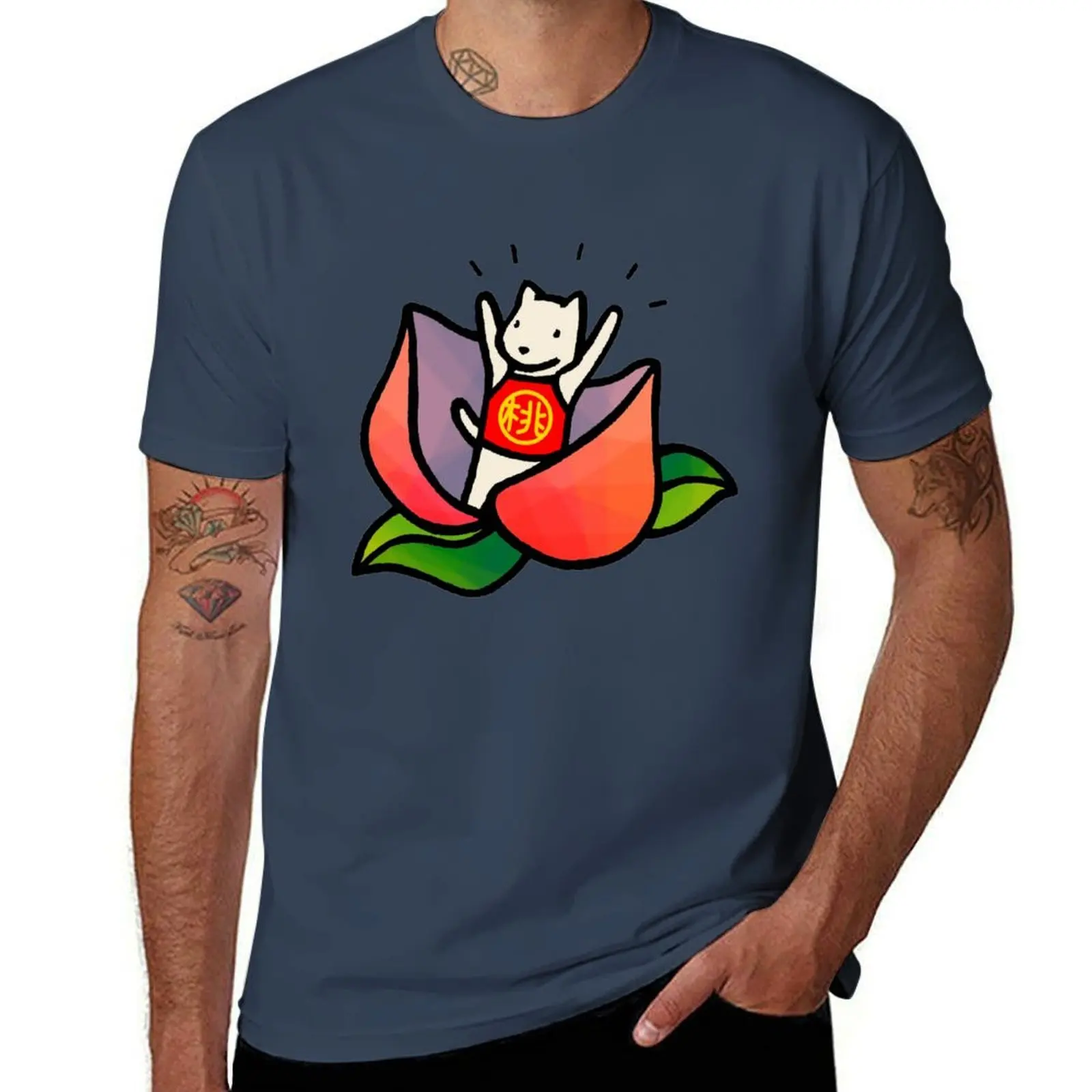 

momotaro T-Shirt Lightweight Casual Summer T-Shirt