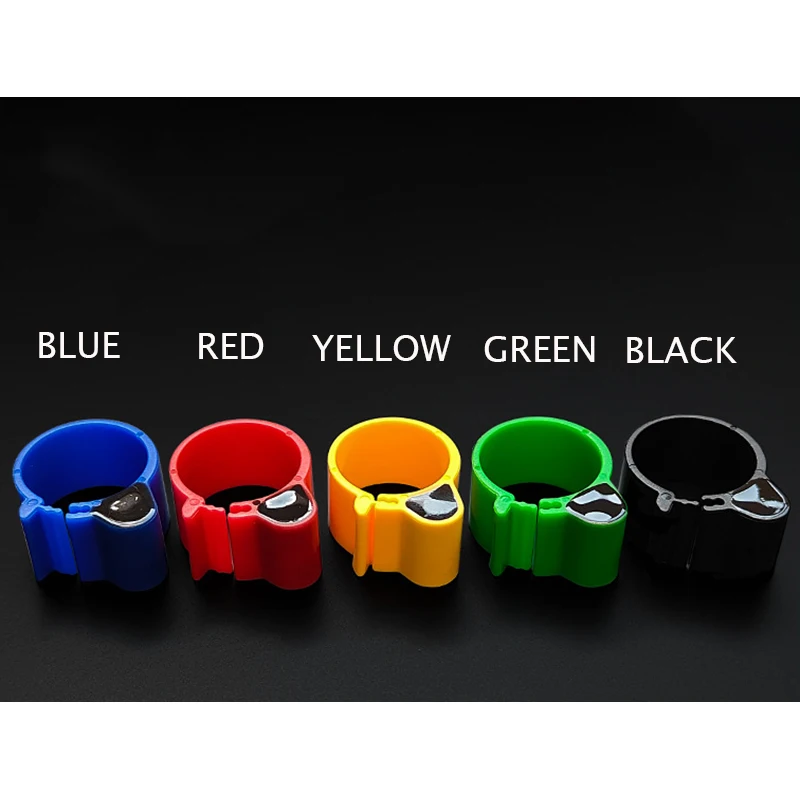 10Pcs/Lot Diameter 16mm 134.2KHz EM4305 Chip Ring Tag for Chicken Duck RFID Animal Foot Rings for Tracking Animal Management