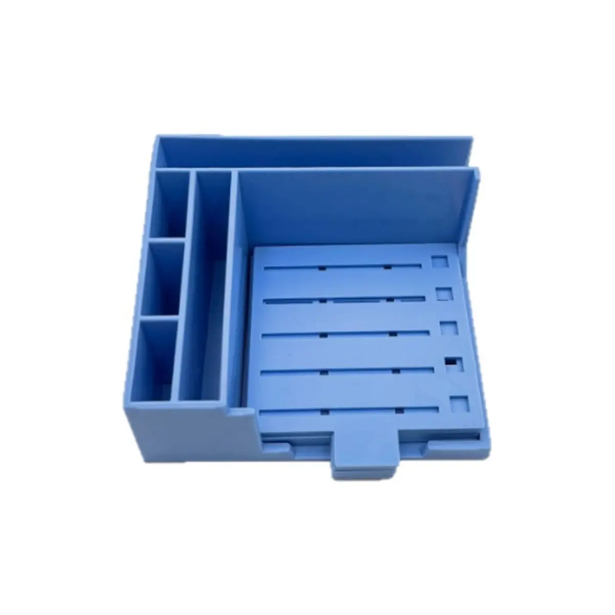 Eco-friendly Sticky Note Holder,for 3x3/ Sticky Note Stencil Dispenser with Template,Memo Pad Organizer