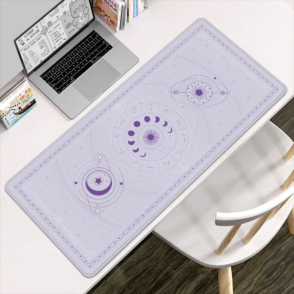 Gaming Keyboard Oracle-purple Desk Accessories Office Extended Pad Pc Gamer Computer Mat Mousepad 900x400 Desktops Mouse Mats