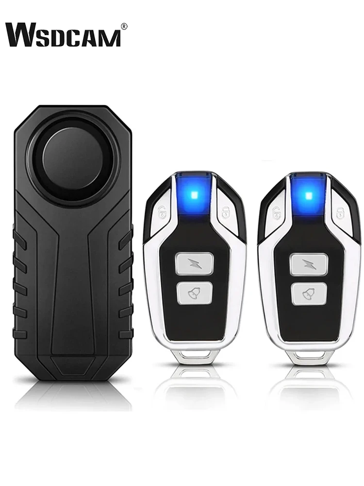 AliExpress WSDCAM Waterproof Bike Motorcycle Electric Bicycle Security Anti Lost Wireless Remote Control Vibration Detector Alarm 113dB Sys