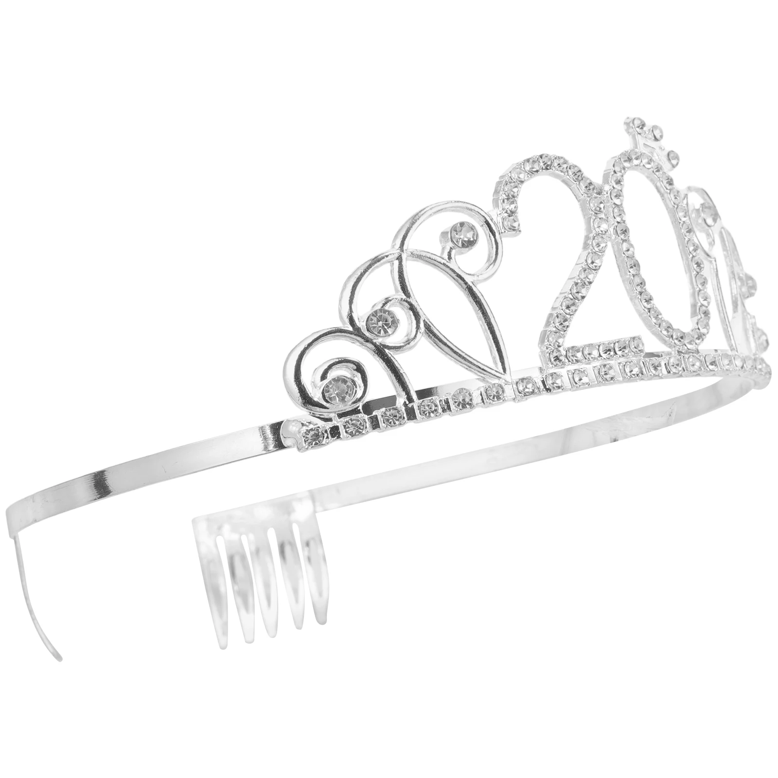 

1pcs Alloy Tiara Tiaras Birthday Women Party Rhinestone Crown Crown Women Child Hair Accessory Birthday