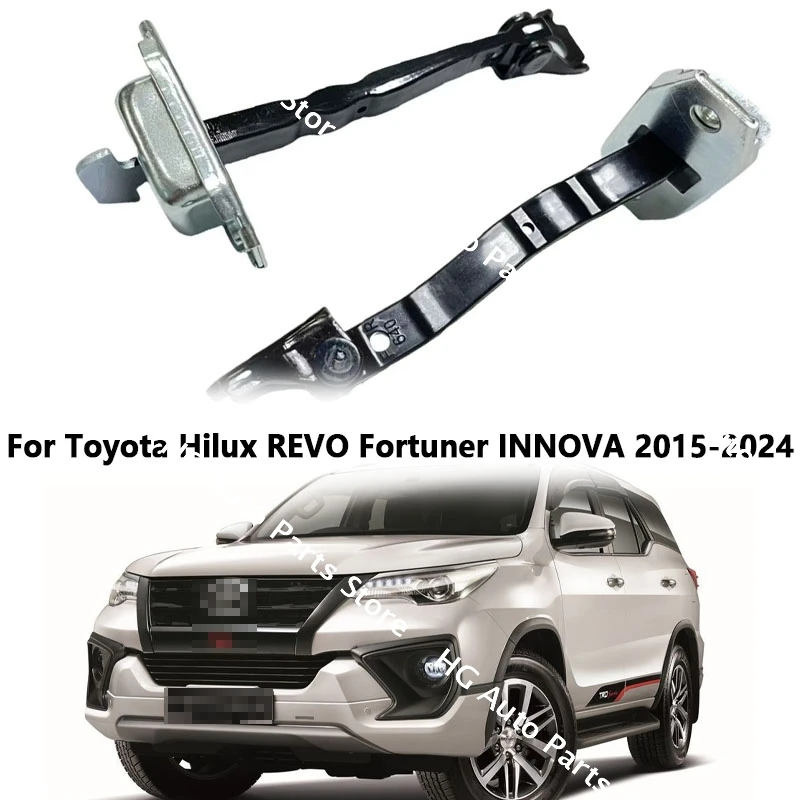 For Toyota Hilux REVO Fortuner INNOVA 2015-2024 OEM:68610-0K090 68630-0K090 1PC Car Door Checker Stopper Check Strap Limiter
