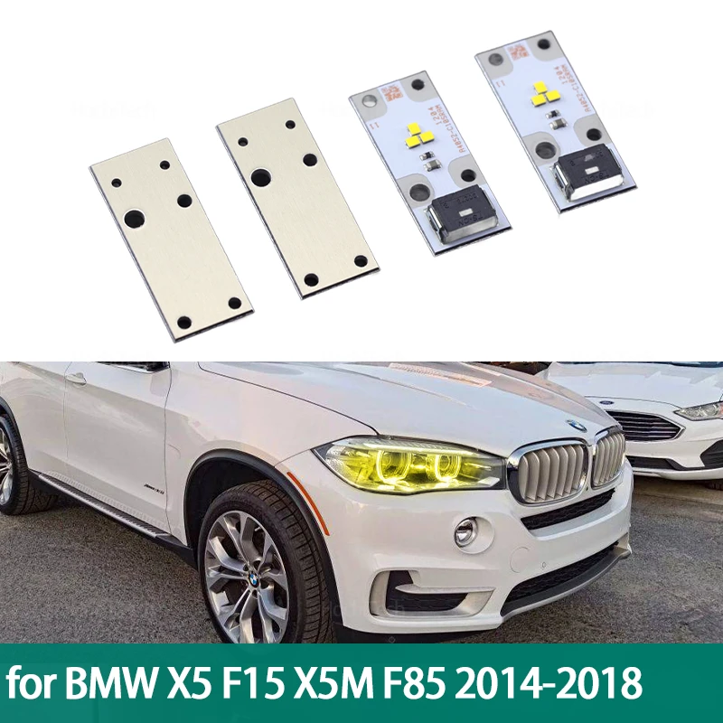 

For BMWX5 F15 X5M F85 2014 2015 2016 2017 2018 Yellow Angel Eyes Light 63117263051 Ballast LED Headlight Car Lamp Board