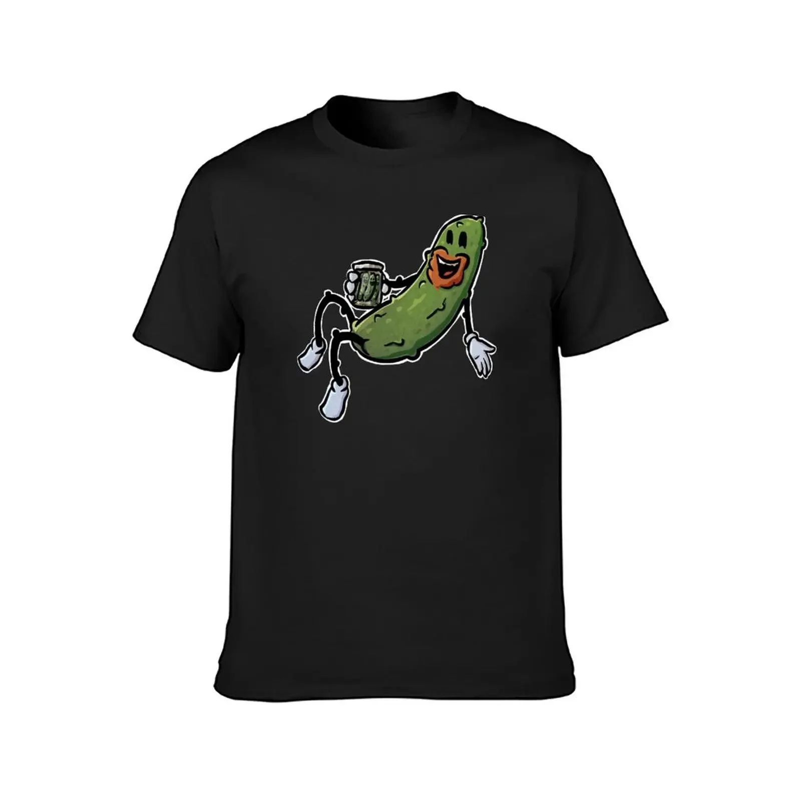 Bearded Pickle Man T-Shirt anime stuff graphic shirts Short sleeve tee oversized graphic tee black t-shirts for men