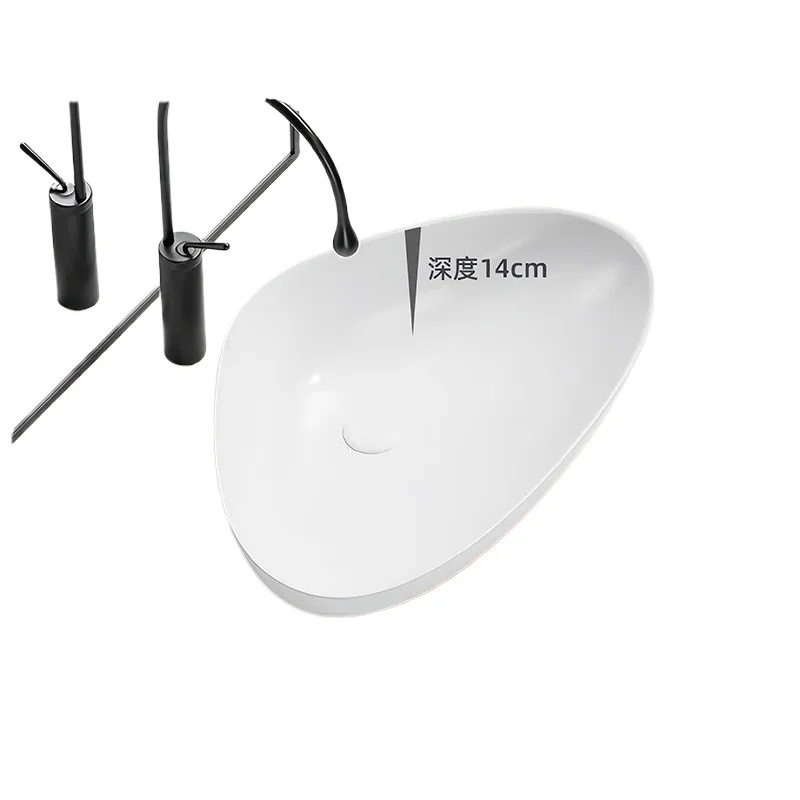 Ceramic Table Trian… - image