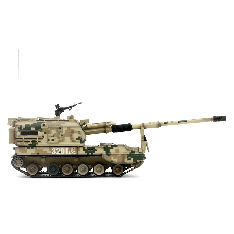 1/72スケールPLZ-05セルフカートリッジデザートデジタルカモ完成追跡戦車モデルコレクションギフト玩具