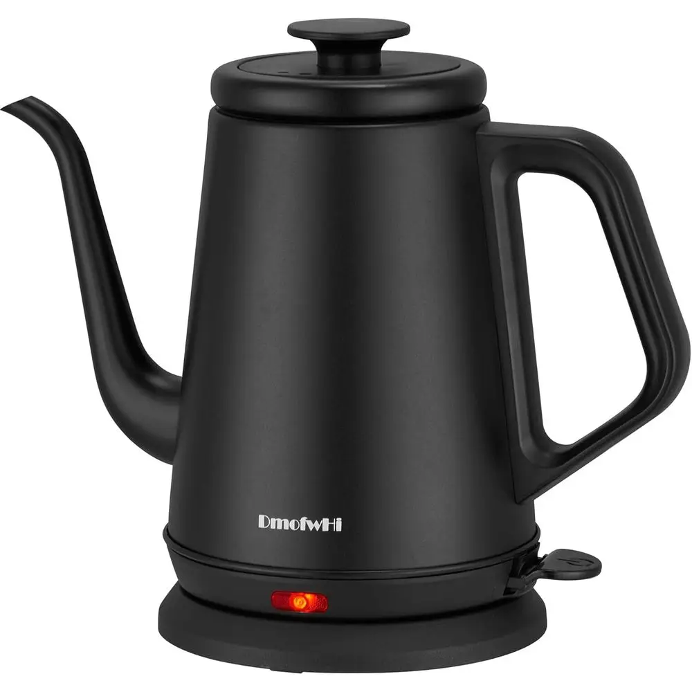 

1.0L 1000W Electric Tea Kettle in 304 Stainless Steel, Auto Shut-Off, Water Kettle for Coffee and Tea - Matte Black