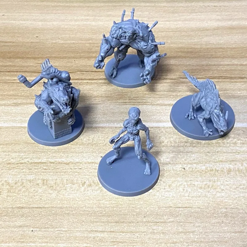 Lot The Sewer Crocodile Chupacabra Abductor Abomination Miniatures Zombicide 2nd Edition Board Game Minis Kickstarter TRPG