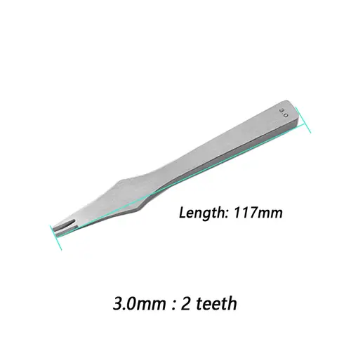 Leather Craft Punches Tool Set Pricking Iron French Chisel with Polished Prongs 2.7/3.0/3.38/3.85mm for Punching Stitching Holes - Image 12