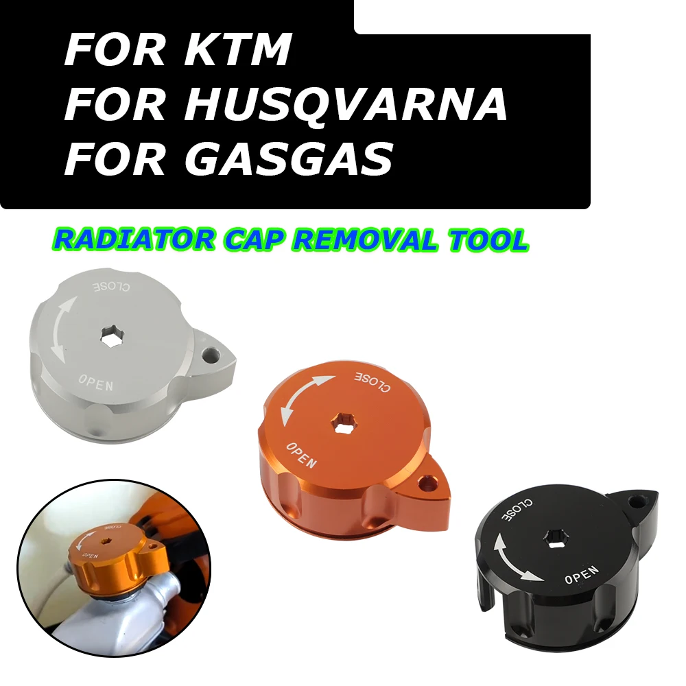 Radiator Cover Removal Tool Cap For KTM For Husqvarna TE FE TX FX XC XCF XCW XCF-W EXC EXCF 250 300 350 400 450 For GasGas 2024