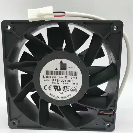 

1 шт. Pfb1224uhe 24v 2.40a 12038 12см 2-контактный Pfb1224uhe-8f53, абсолютно новый, оригинал, в наличии