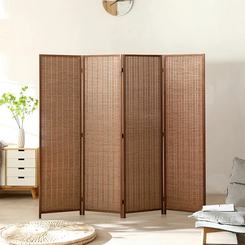 Screen partition manufacturers wholesale Italian wooden home office modern simple foldable office hotel entrance