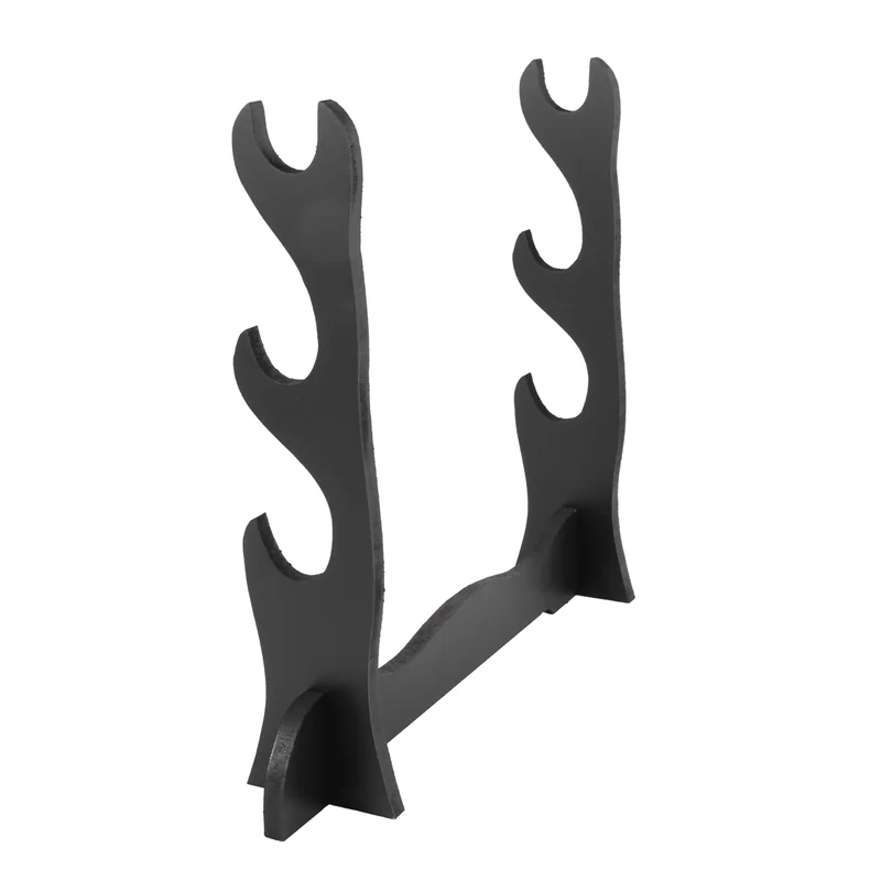 

AA49 4X 3-уровневый самурайский меч, держатель для катаны, подставка, кронштейн, стойка, дисплей, черный