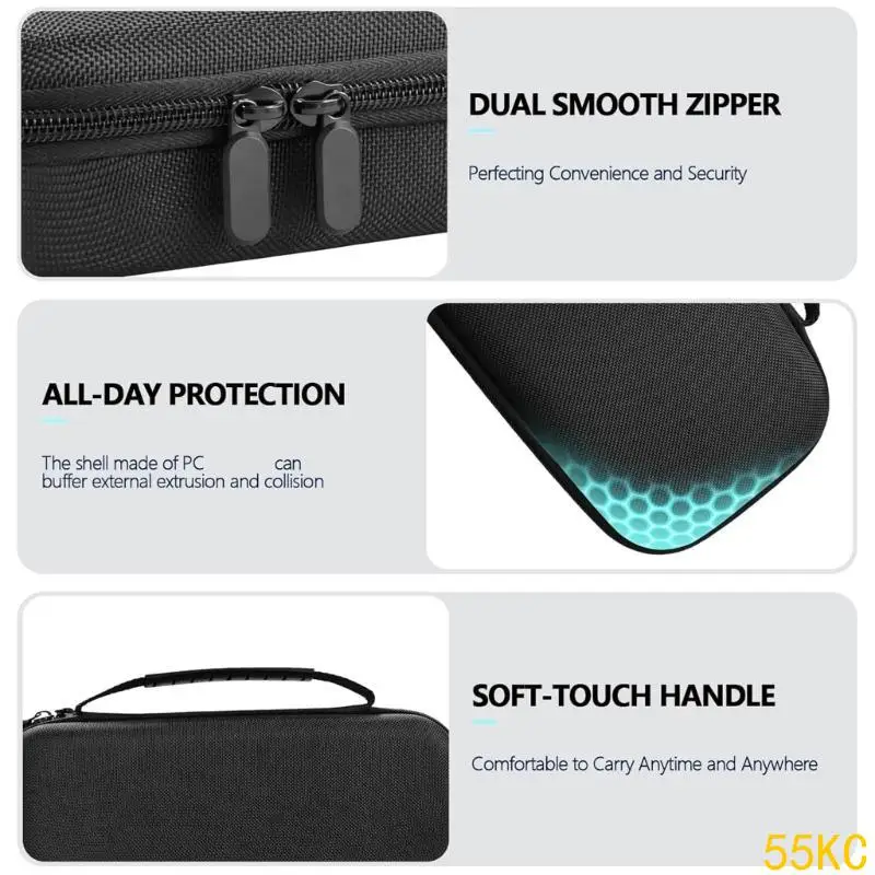 

55KC Gaming Protective Cover Pack Shockproof Storage Case Controller Skin Screen Protector Precise Joystick Caps Set for NSW2