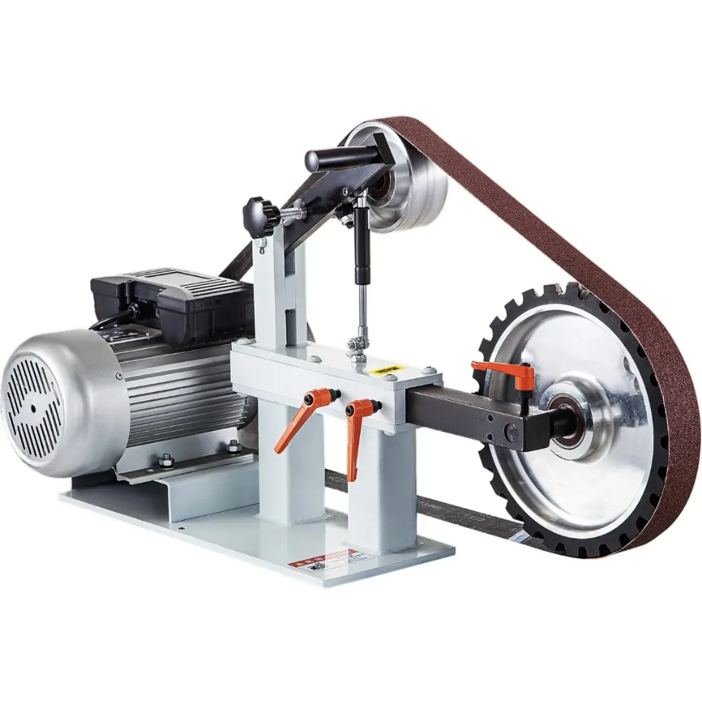 Applicable to Industrial 2-inch x 72 inch horizontal/vertical sand belt grinder is the best tool for making sand belt grinders