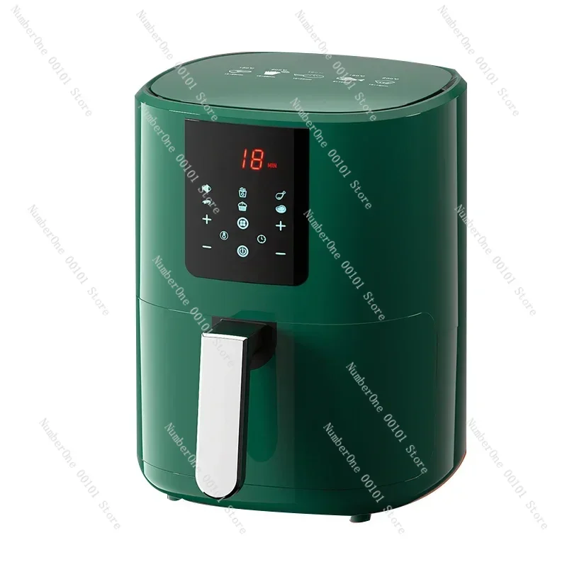 5L Portable Air Fryer 220V/1350W Lager Capacity  Smoke-Free Air Oven Household Opaque  Electric Fryer JTG-01Kitchen Appliances