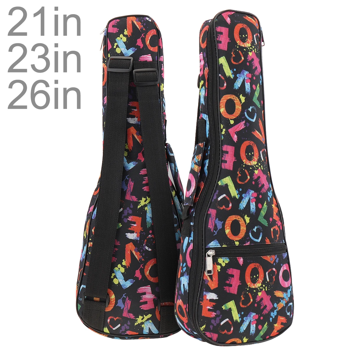 21/ 23 / 26 Inch Tenor Ukulele Bag Acoustic Cutaway Guitar Mahogany Wood Ukelele Hawaii 4 String Guitarra Bag