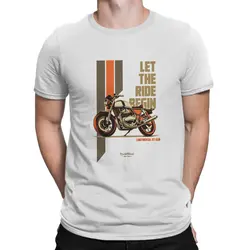 Royal Enfields Motor Polyester TShirts Rider Active= Distinctive Men's T Shirt Hipster Clothing