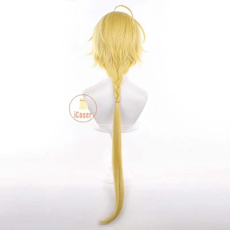 iCoser Zenless Zone Zero Hugo Косплей Парик Длинные Светлые Волосы Mockingbird Новый Эрайда Хьюго Влад Воронк Хэллоуин Вечеринка Женщины Мужчины