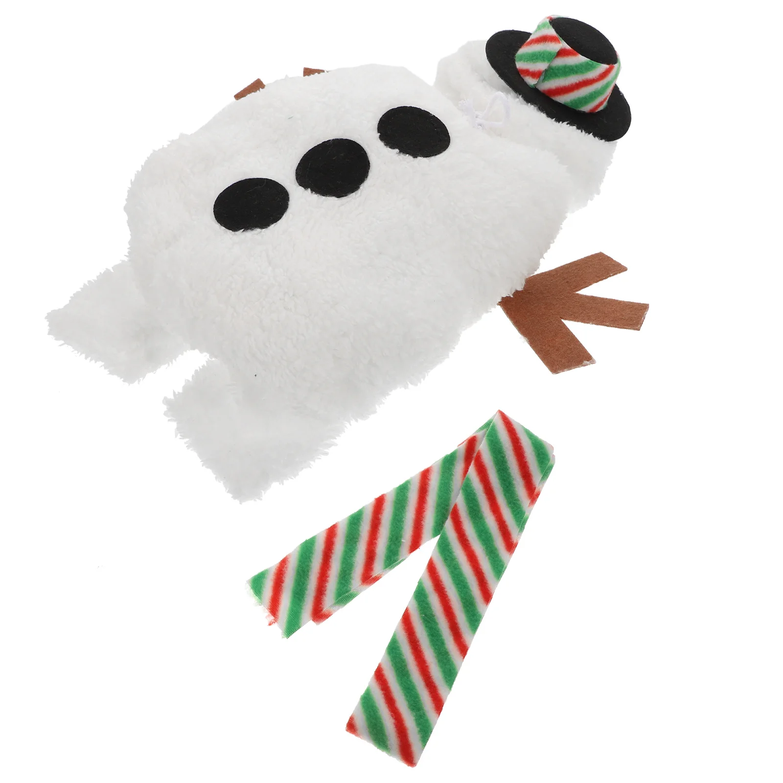 

1Pcs Dog Xmas Clothes Warm Soft Thick Winter Outdoor Outfit Snowman Design Pet Costume Cat Warm Clothes Pet Costume