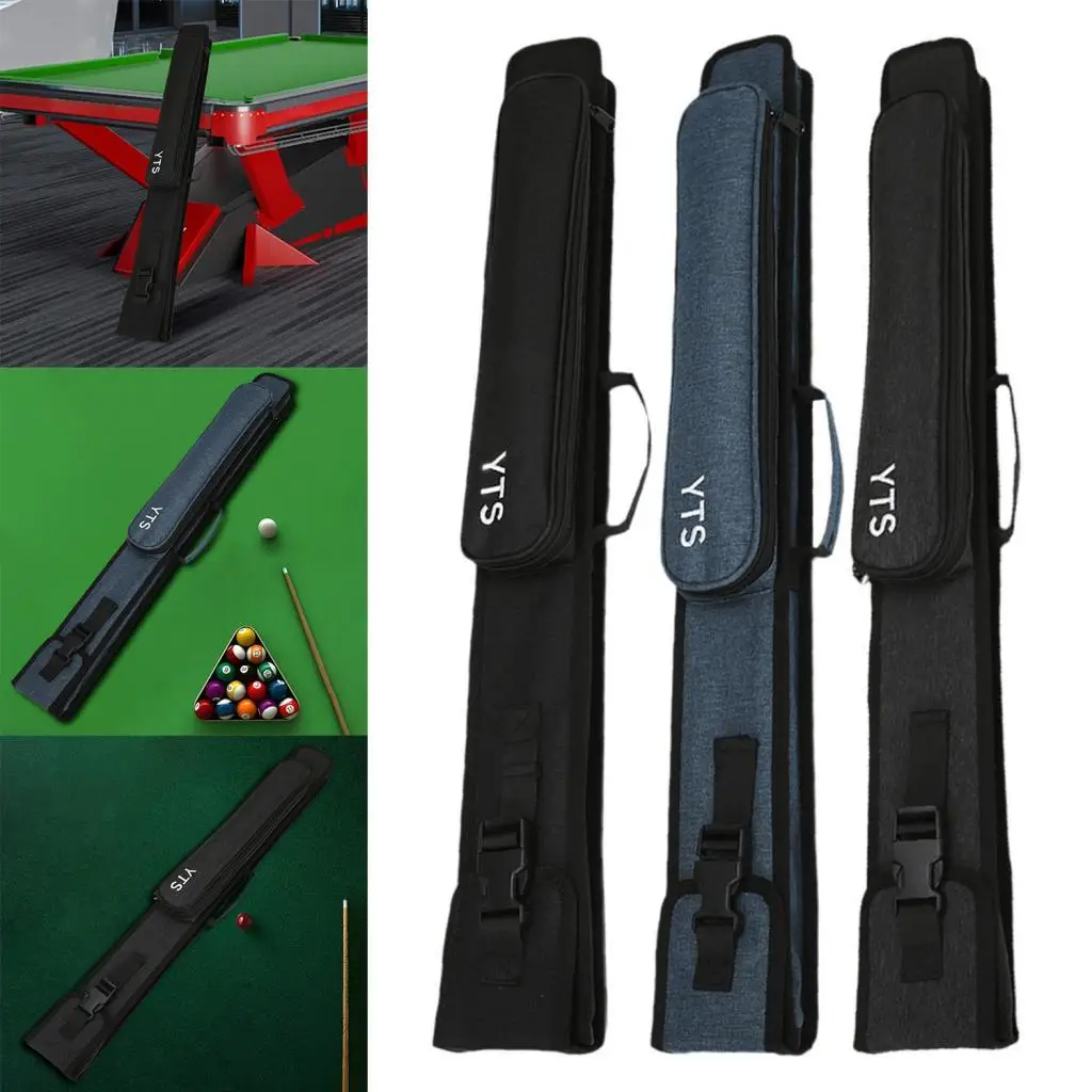 

Pool Cue Case for 1/2 Billiard Stick Organizer Billiard Cue Stick Case Bag