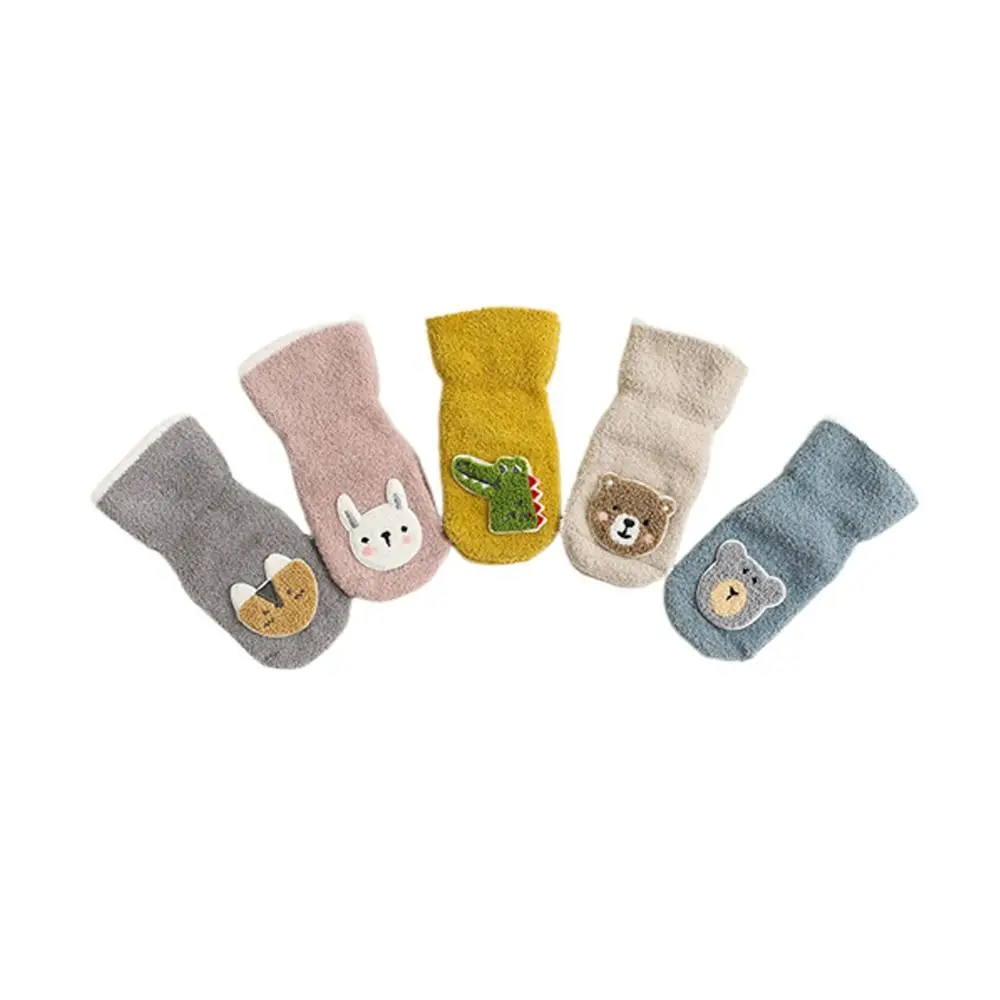

Tube Socks Autumn Winter Anti Slip Coral Fleece Crocodile Bbay Floor Socks Infant Indoor Socks Cartoon Toddler Socks Baby Socks