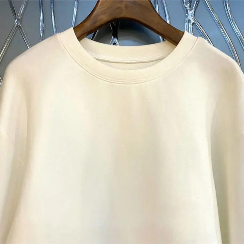 2025 Spring New Korean Fashion Hoodies Women Pullover Sweatshirt Tops Vintage Loose Streetwear Women Y2k Clothes