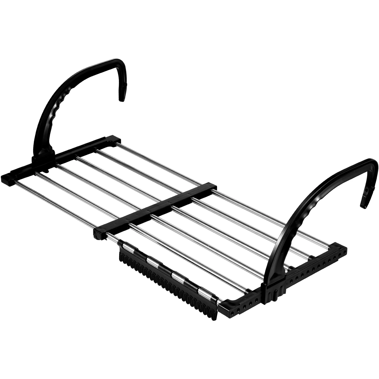 Radiator Clothes Airer Foldable Radiator Drying Rack 42-72CM Extendable Radiator Clothes Drying Rack Balcony Stainless Steel