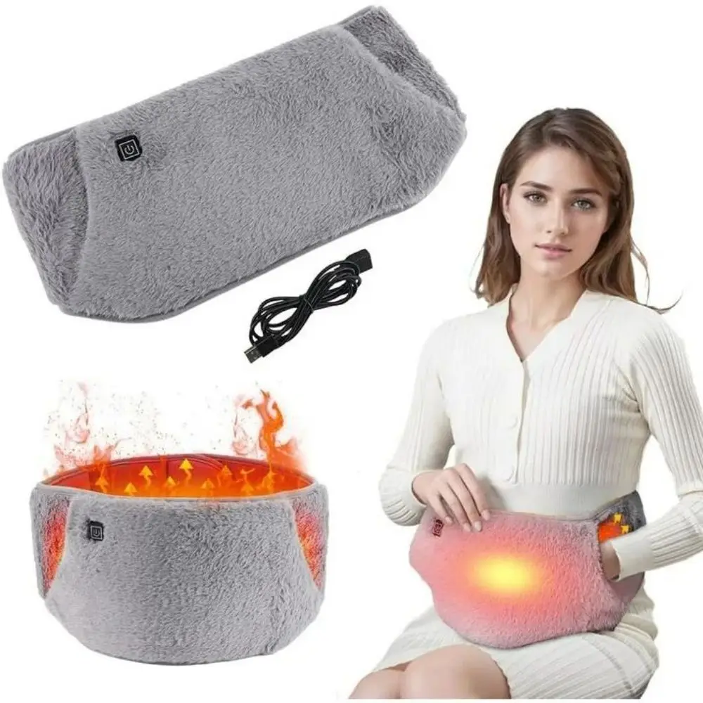 

Portable Heating Pad Cordless Heating Pad for Belly Relax Electric Fast Heating Belly Wrap Belt with 3 Heat Levels Abdominal