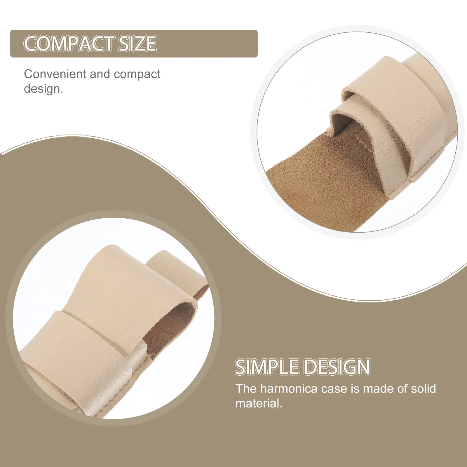 

3pcs Harmonica Cases Protective Pouches For Single Instrument Storage Soft Sleeve With Scratch Resistant Design For